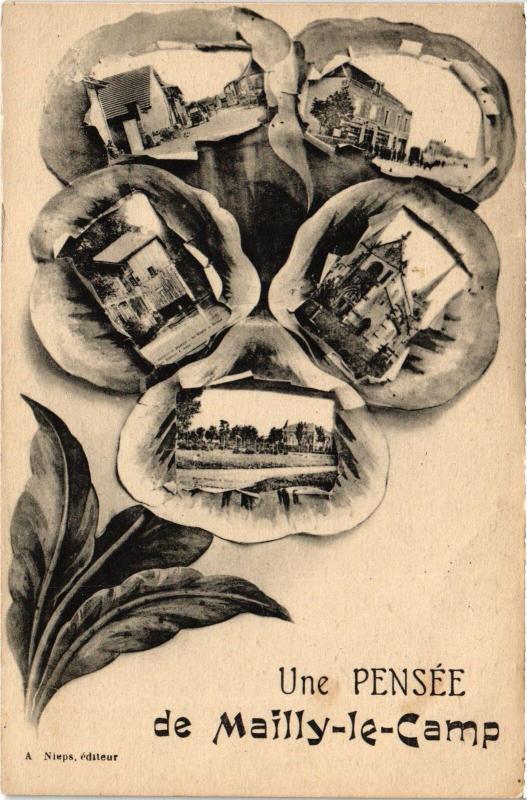 Carte postale ancienne Mailly le Camp souvenir à Mailly-le-Camp