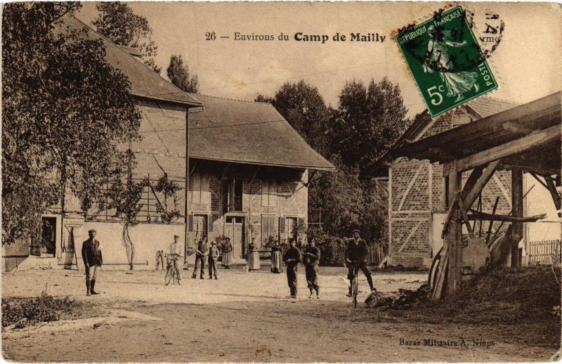 Carte postale ancienne Mailly le Camp à Mailly-le-Camp