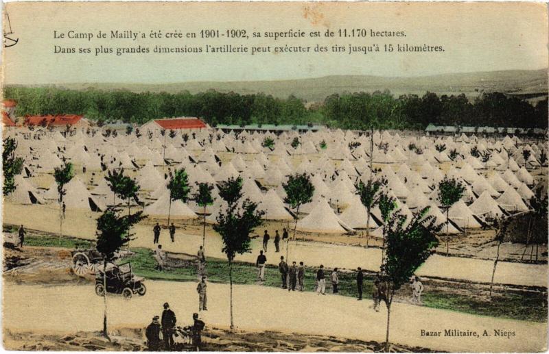Carte postale ancienne Mailly le Camp à Mailly-le-Camp