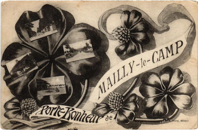 Carte postale ancienne Mailly le Camp souvenir à Mailly-le-Camp