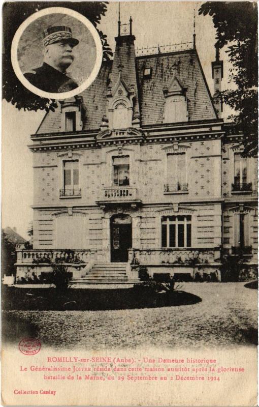 Carte postale ancienne Romilly une Demeure historique