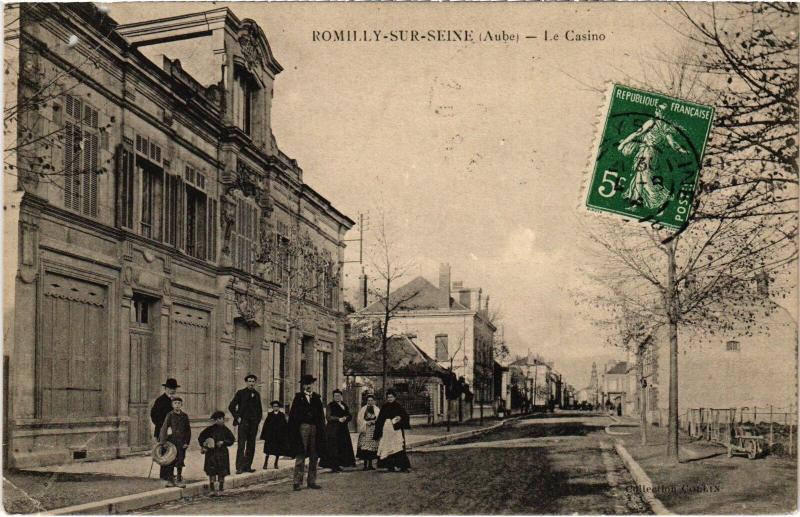 Carte postale ancienne Romilly le Casino