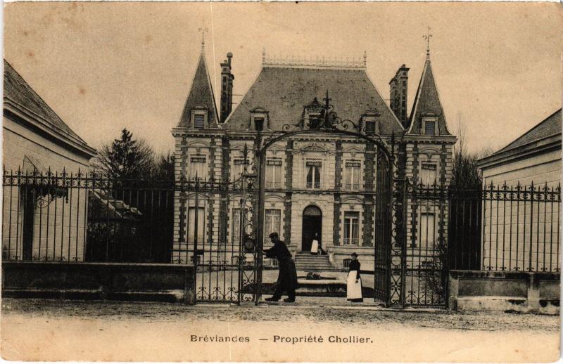 Carte postale ancienne Breviandes Propriete Chollier