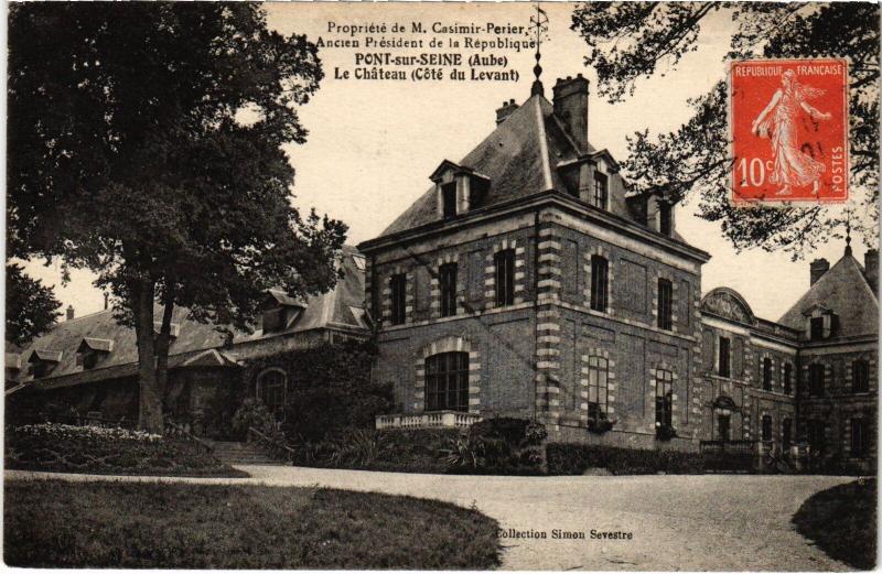 Carte postale ancienne Pont sur Seine le Chateau à Pont-sur-Seine
