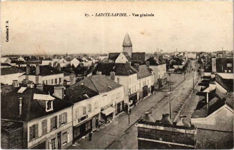 Carte postale ancienne Ste Savine vue generale