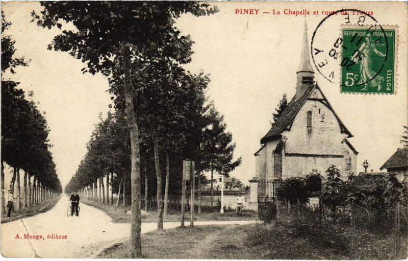 Carte postale ancienne Piney la Chapelle à Piney