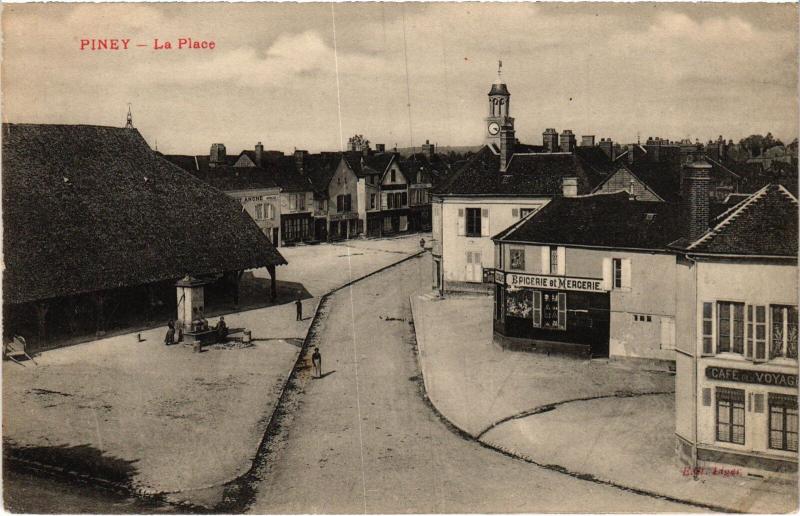 Carte postale ancienne Piney la Place à Piney