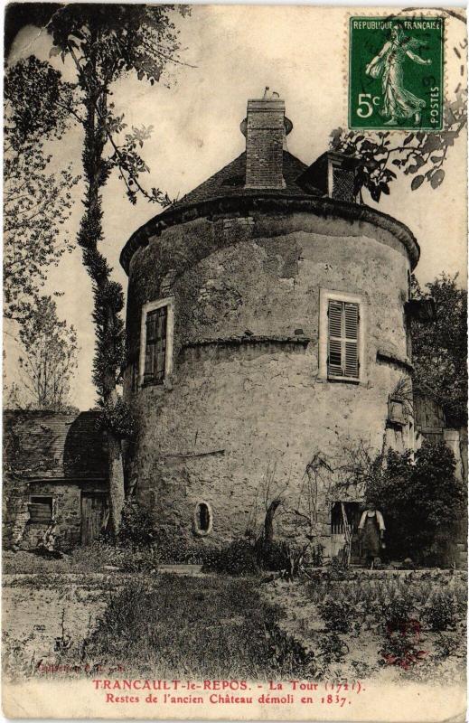 Carte postale ancienne Trancault la Tour à Trancault
