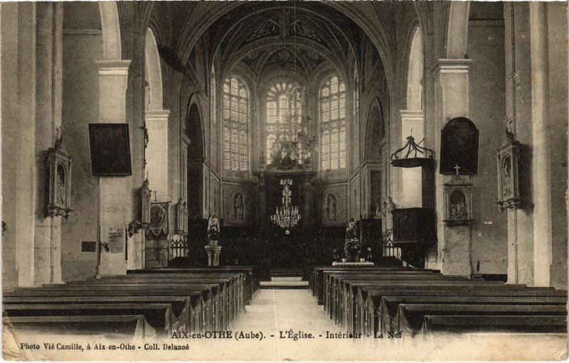 Carte postale ancienne Aix Eglise de la Nativite