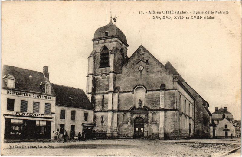 Carte postale ancienne Aix Eglise de la Nativite