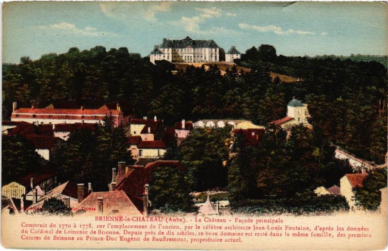 Carte postale ancienne Brienne le Chateau