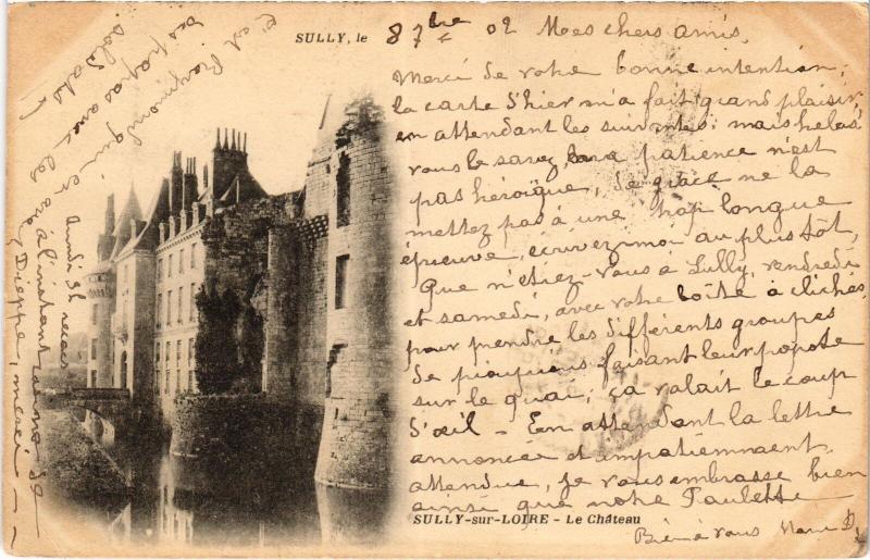 Carte postale ancienne Sully le Chateau