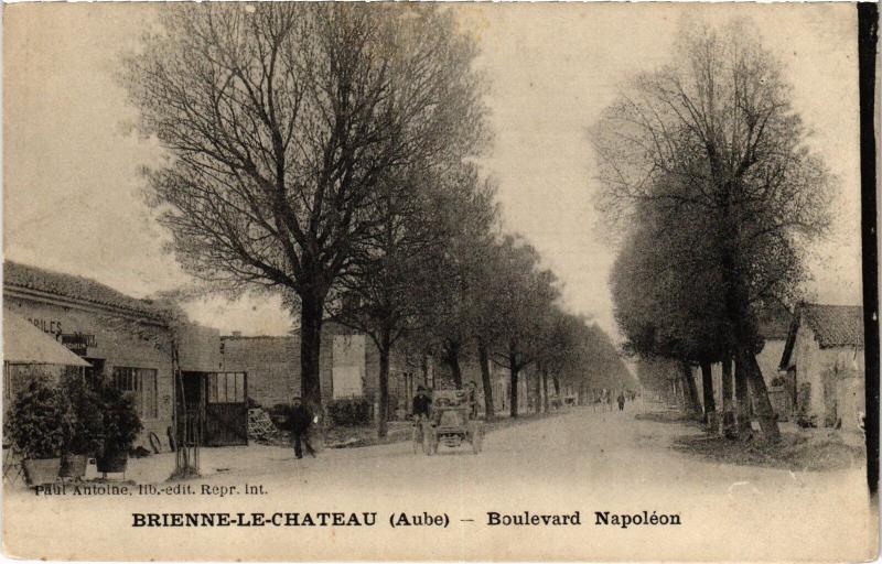 Carte postale ancienne Brienne Boulevard Napoleon