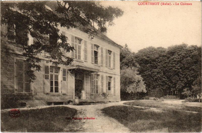 Carte postale ancienne Courtenot le Chateau à Courtenot