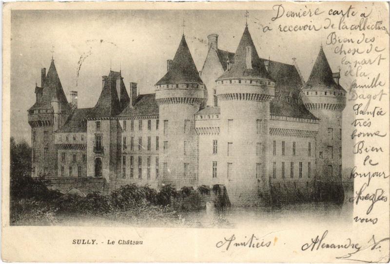 Carte postale ancienne Sully le Chateau