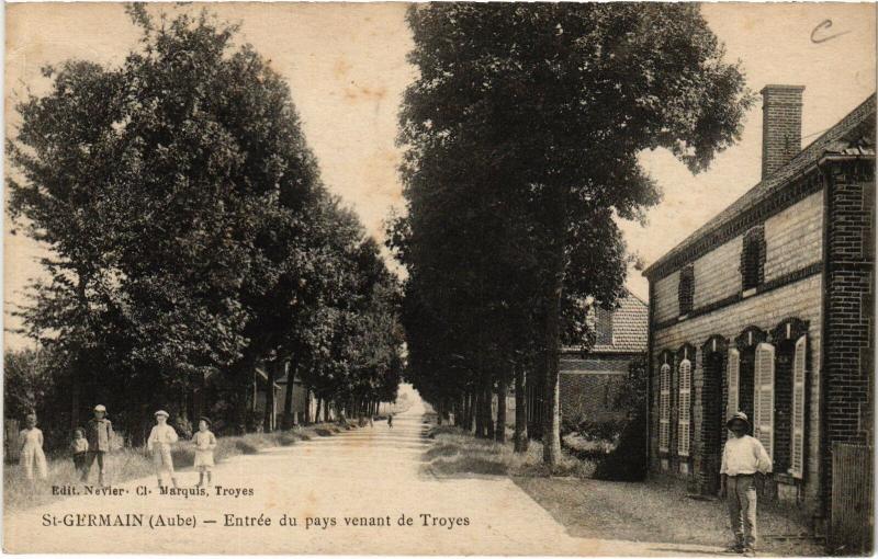 Carte postale ancienne St Germain entree du pays