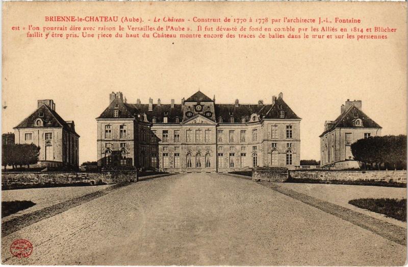 Carte postale ancienne Brienne le Chateau