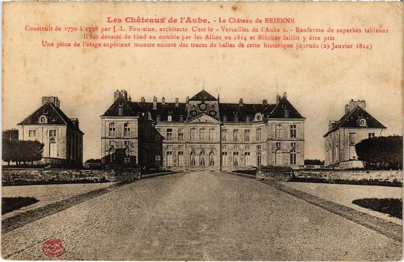 Carte postale ancienne Brienne le Chateau