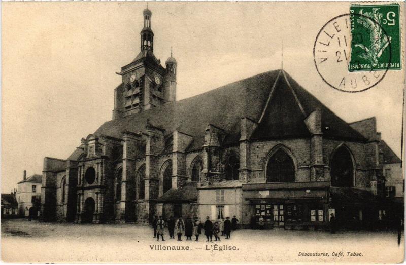 Carte postale ancienne Villenauxe Eglise