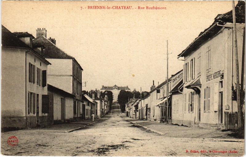Carte postale ancienne Brienne Rue Baufremont