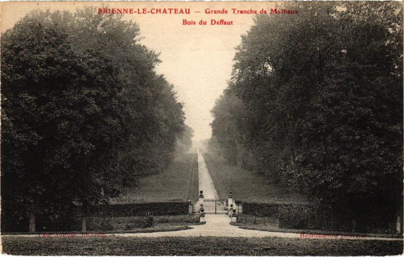 Carte postale ancienne Brienne Grande Tranche de Mathaux à Mathaux