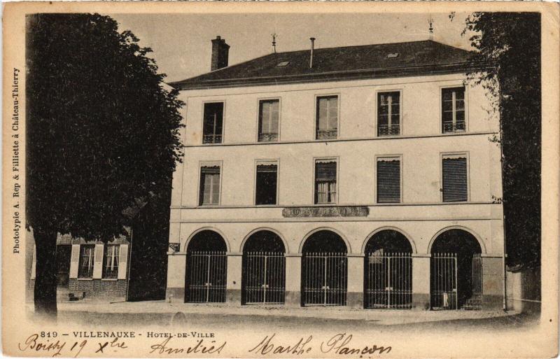 Carte postale ancienne Villenauxe Hotel de Ville