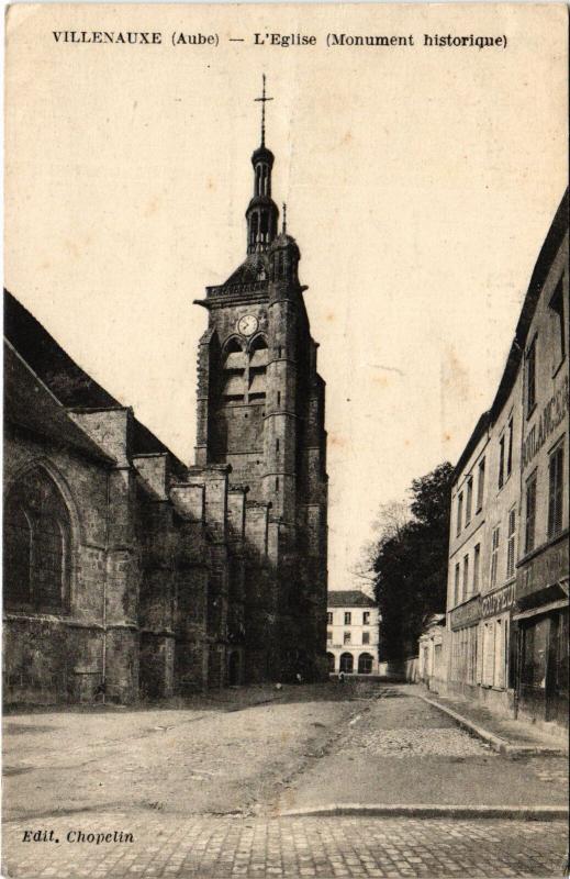 Carte postale ancienne Villenauxe Eglise