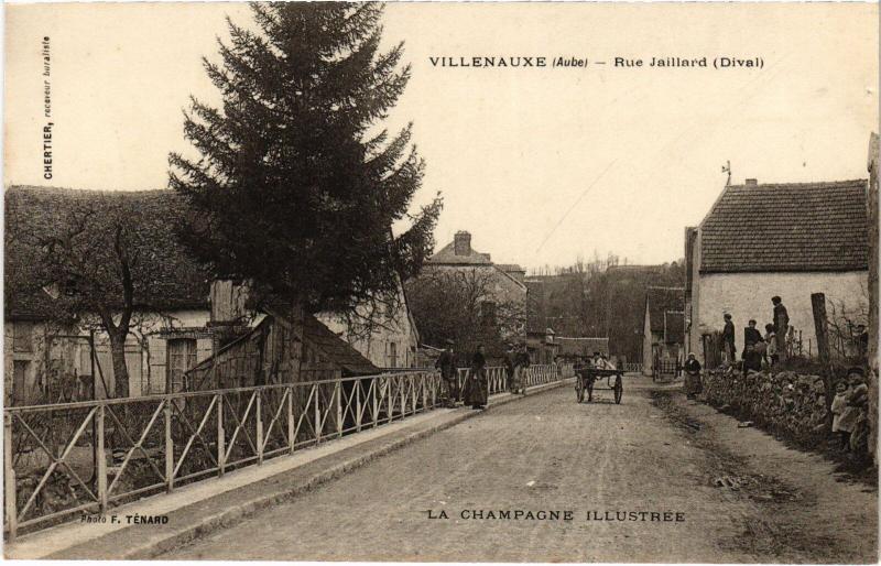 Carte postale ancienne Villenauxe Rue Jaillard