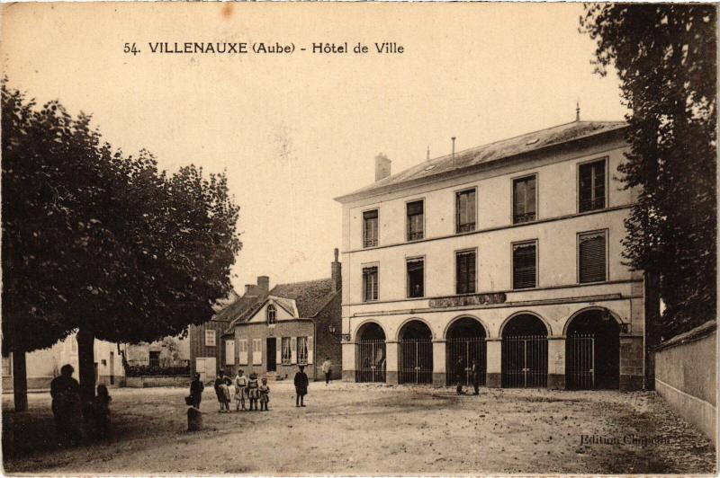 Carte postale ancienne Villenauxe Hotel de Ville