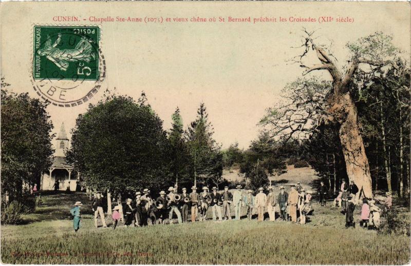 Carte postale ancienne Cunfin Chapelle Sainte-Anne à Cunfin