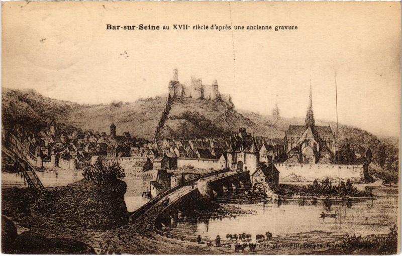 Carte postale ancienne Bar sur Seine à Bar-sur-Seine