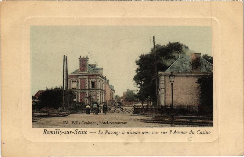 Carte postale ancienne Romilly le Passage