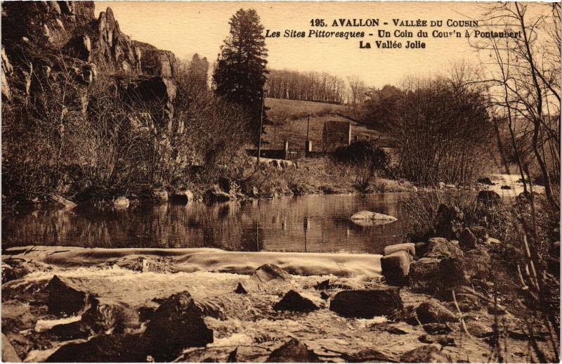Carte postale ancienne Avallon Vallee du Cousin