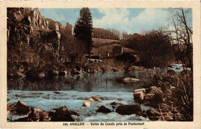 Carte postale ancienne Avallon Vallee du Cousin