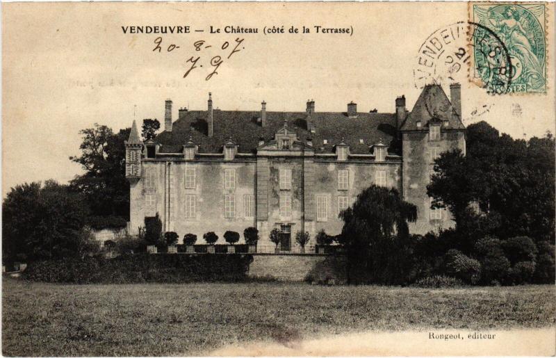 Carte postale ancienne Vendeuvre le Chateau