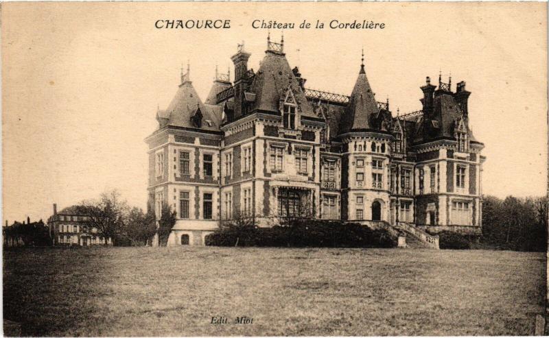 Carte postale ancienne Chaource Chateau de Cordeliere à Chaource