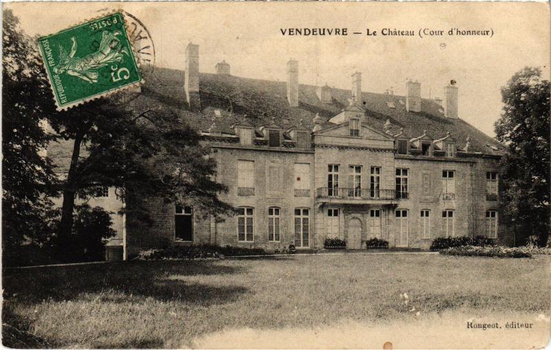 Carte postale ancienne Vendeuvre le Chateau