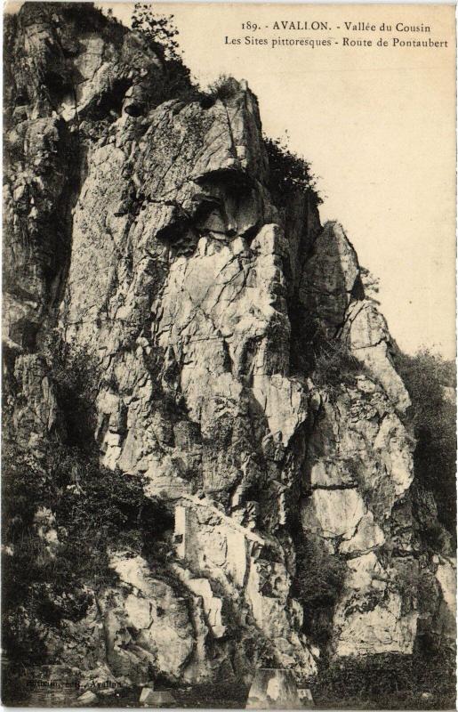 Carte postale ancienne Avallon Vallee du Cousin