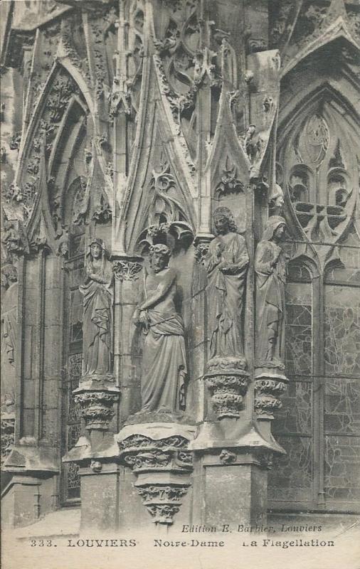 Carte postale ancienne La Flagellation à Louviers