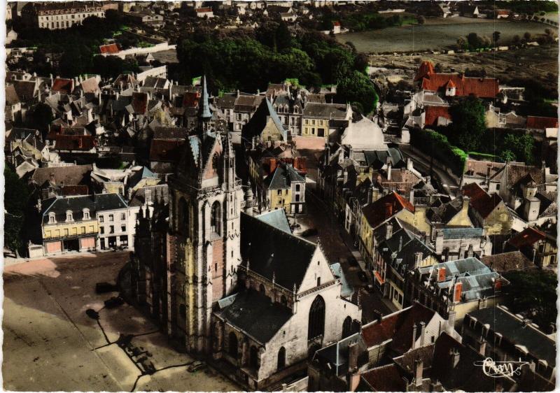 Carte postale ancienne La Ferte Bernard Notre Dame des Marais