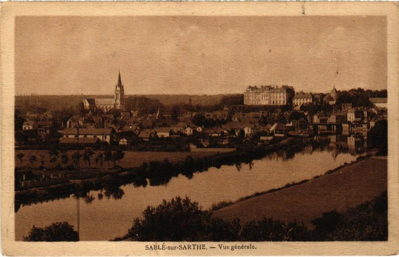 Carte postale ancienne Sable vue generale
