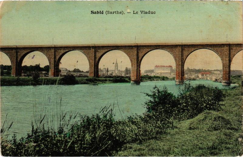 Carte postale ancienne Sable le Viaduc