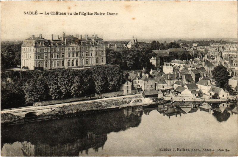 Carte postale ancienne Sable le Chateau