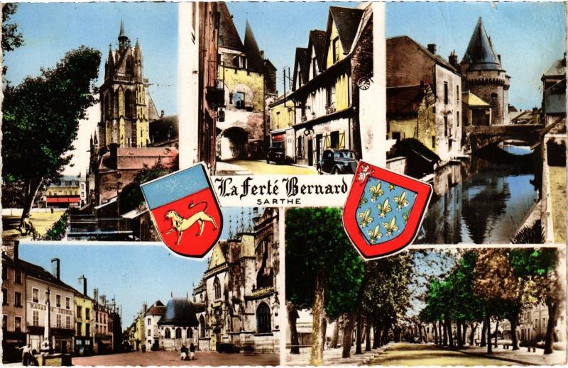 Carte postale ancienne La Ferte Bernard souvenir