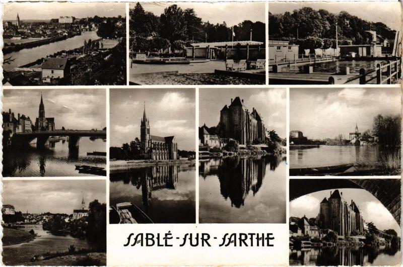 Carte postale ancienne Sable souvenir