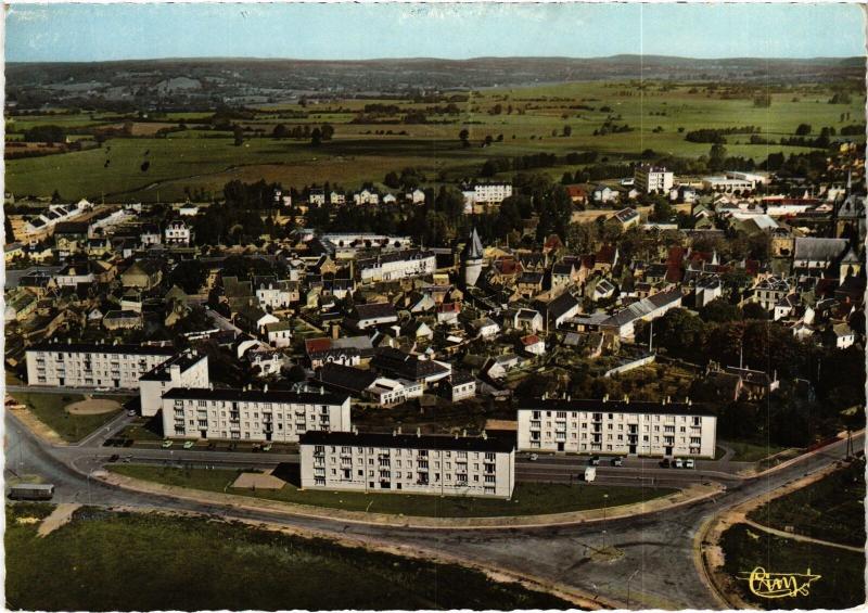 Carte postale ancienne La Ferte Bernard vue aerienne