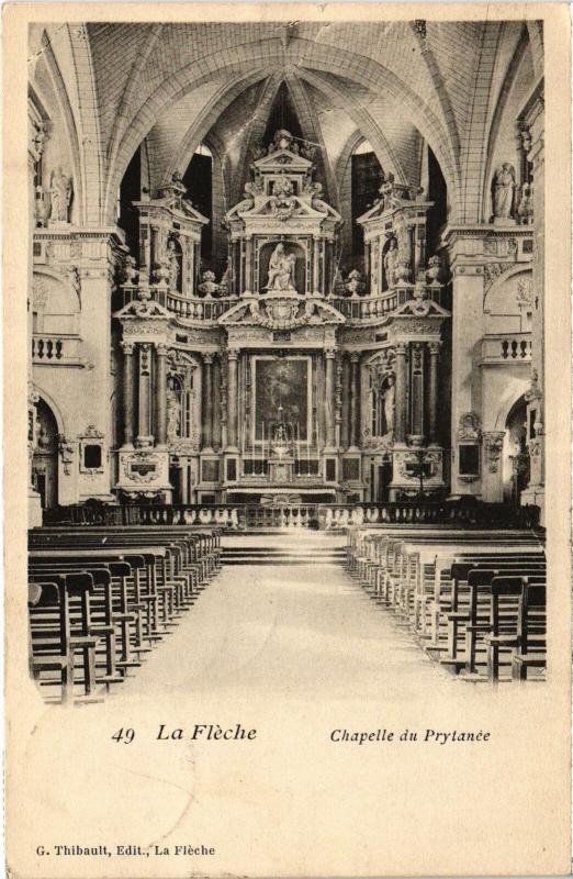 Carte postale ancienne La Fleche Chapelle du Prytanee