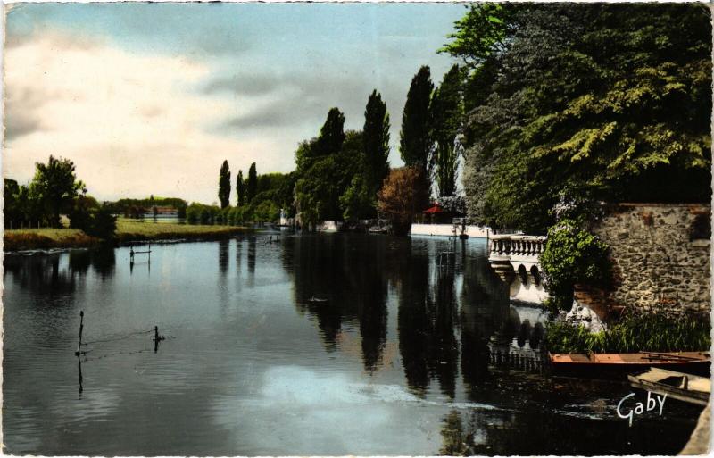 Carte postale ancienne La Fleche les bords du Loir