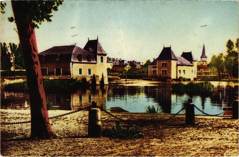 Carte postale ancienne La Fleche les bords du Loir