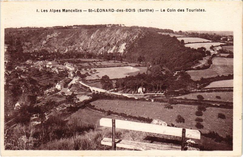 Carte postale ancienne St Leonard le coin des touristes